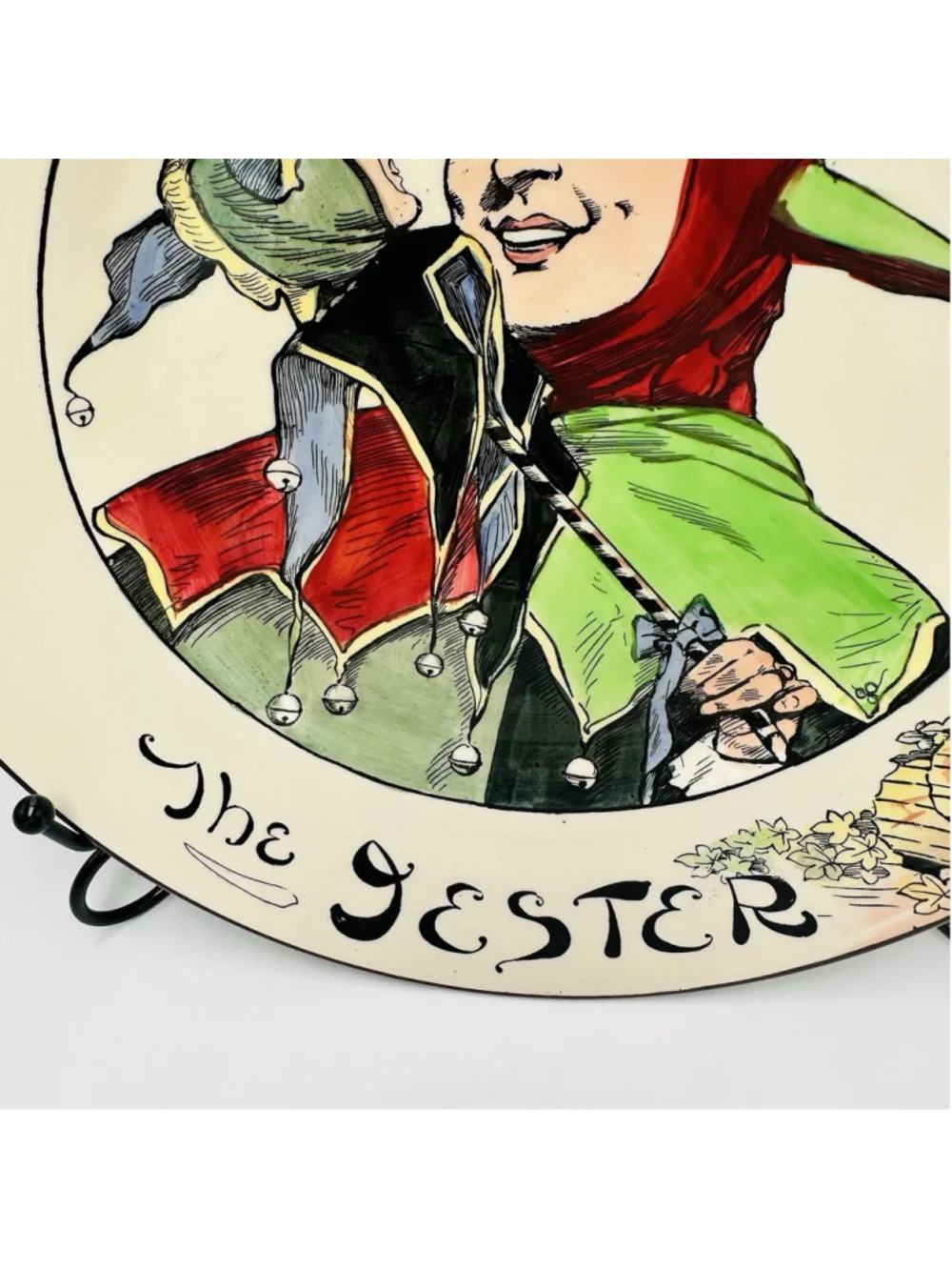 Vintage Royal Doulton The Jester 10.5" Collector's Plate England - Picture 3 of 12